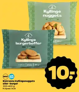 Netto Kyllinge nuggets / burgerbøffer tilbud