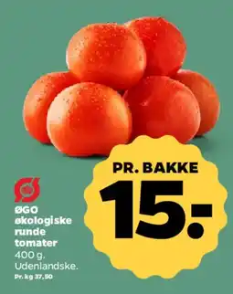 Netto Økologiske runde tomater tilbud