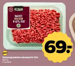 Netto Velsmag hakket oksekød 8-12% fedt tilbud