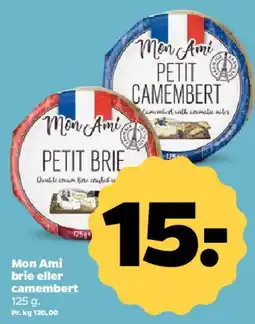 Netto Mon Ami petit brie / petit camembert tilbud