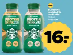 Netto Starbucks proteindrink med kaffe tilbud