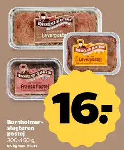 Netto Bornholmer-slagerens leverpostej tilbud