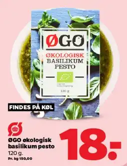 Netto ØGO økologisk basilikum pesto tilbud