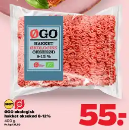 Netto ØGO hakket oksekød 8-12% tilbud