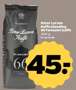 Netto Peter Larsen Kaffe Blanding 66 tilbud