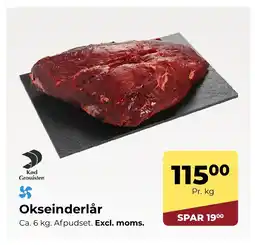 Dagrofa S-Engros Okseinderlår tilbud