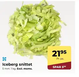 Dagrofa S-Engros Iceberg snittet tilbud