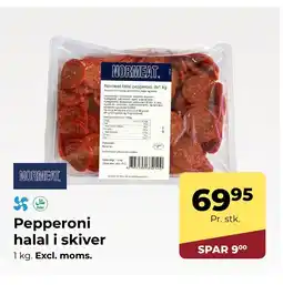 Dagrofa S-Engros Pepperoni halal i skiver tilbud