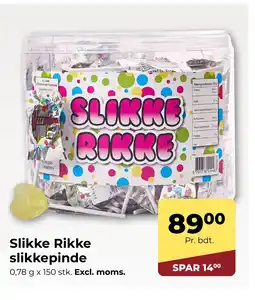 Dagrofa S-Engros Slikke Rikke slikkepinde tilbud