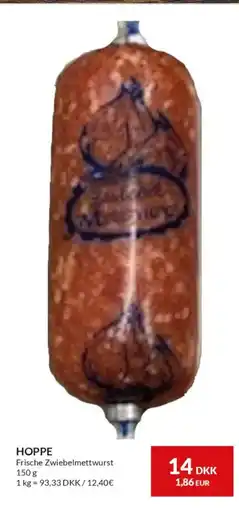 Nielsen's Discount Hoppe Frische Zwiebelmettwurst tilbud