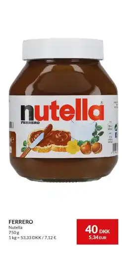 Nielsen's Discount Ferrero Nutella tilbud