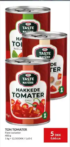 Nielsen's Discount Ton tomater tilbud