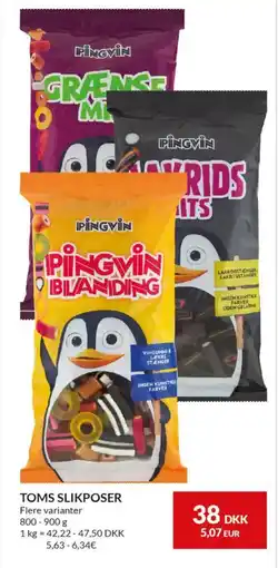 Nielsen's Discount Toms slikposer tilbud