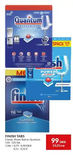 Nielsen's Discount Finish tabs tilbud