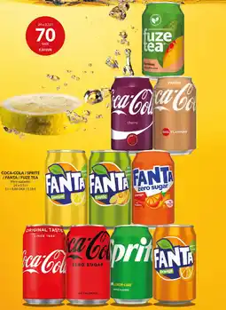 Nielsen's Discount COCA-COLA/SPRITE / FANTA / FUZE TEA tilbud