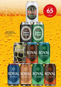 Nielsen's Discount ROYAL / FAXE / ALBANI/GIRAF Gold tilbud