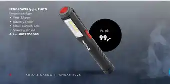 Ergopower lygte, Pluto