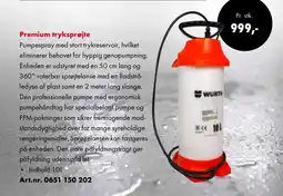 Würth Premium tryksprøjte tilbud