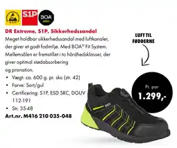 Würth DR Extreme, S1P, Sikkerhedssandal tilbud