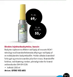 Würth Direkte injektorbeskyttelse, benzin tilbud