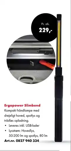 Würth Ergopower Slimbend tilbud