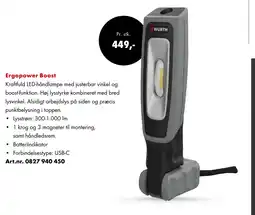 Würth Ergopower Boost tilbud