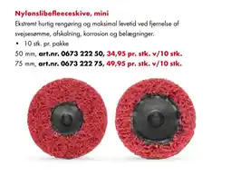 Würth Nylonslibefleeceskive, mini tilbud