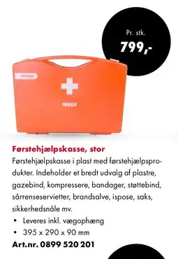 Würth Førstehjælpskasse, stor tilbud