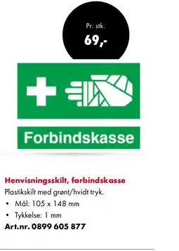 Würth Henvisningsskilt, forbindskasse tilbud