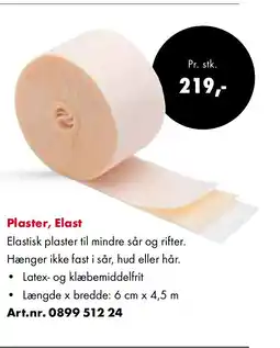 Würth Plaster, Elast tilbud