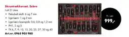 Würth Skruetrækkersæt, Zebra tilbud