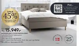 SengeSpecialisten Wonderland C5 kontinentalseng tilbud