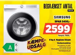 Power SAMSUNG Vaskemaskine WW90DG6U25LHU tilbud