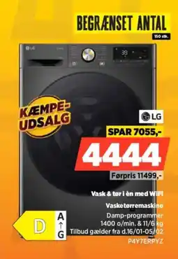 Power LG Vasketørremaskine P4Y7ERPYZ tilbud