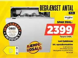 Power Whirlpool Int. opvaskemaskine WIC3C33E tilbud