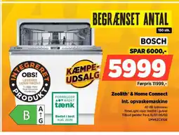 Power BOSCH Int. opvaskemaskine SMV6ZCX10E tilbud