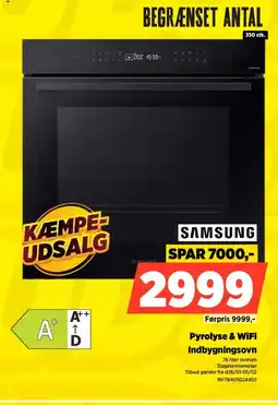 Power SAMSUNG Indbygningsovn NV7B40502AKU1 tilbud