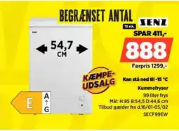 Power SENZ Kummefryser SECF99EW tilbud