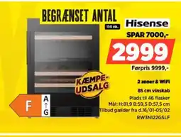 Power Hisense 85 cm vinskab RW3N122GSLF tilbud