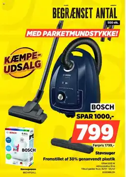 Power BOSCH Støvsuger BGB38BU3H tilbud