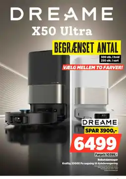 Power DREAME Robotstøvsuger DX50ULTWH/DX50ULTBK tilbud