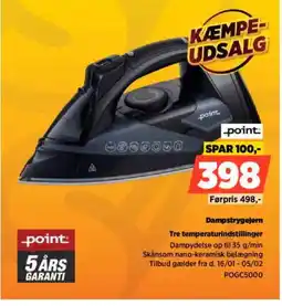 Power Point Dampstrygejern POGC5000 tilbud