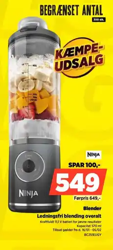 Power NINJA Blender BC251EUGY tilbud