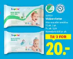 Lidl Lupilu Vådservietter / Baby wipes tilbud