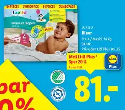 Lidl Lupilu Bleer (Str. 4 / Maxi) tilbud
