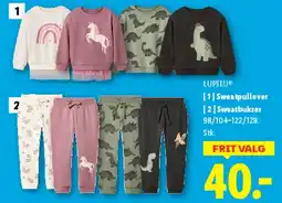 Lidl Sweatpullover / Sweatbukser tilbud