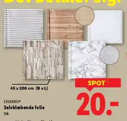 Lidl Selvklebende folie tilbud
