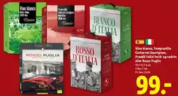 Lidl 3 L box wine (Vino blanco / Tempranillo Cabernet Sauvignon / Rosso Puglia / Bianco/Rosso d'Italia) tilbud