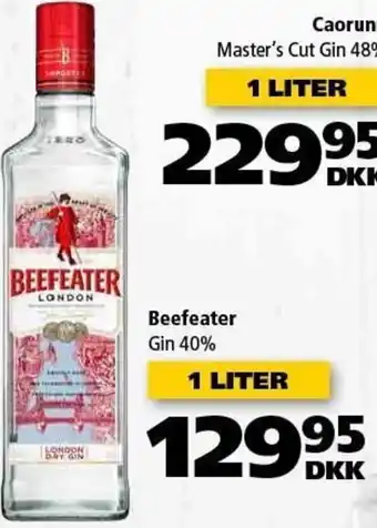 BorderShop Beefeater 1 Liter tilbud