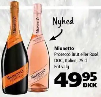 BorderShop Mionetto 75 CL tilbud